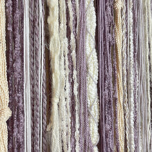 Load image into Gallery viewer, Large Lavender Dreams Fiber Wall Hanging
