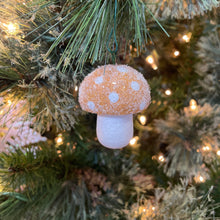 Load image into Gallery viewer, Vintage Style Spun Cotton Mushroom Ornament
